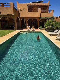 The villa